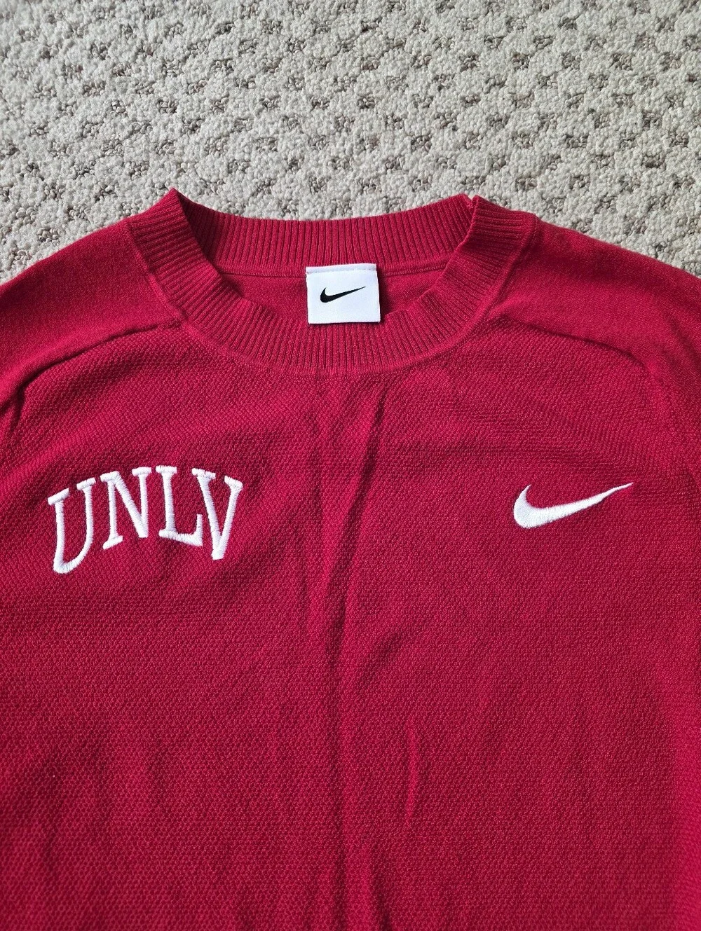 Nike UNLV Red Crewneck Sweater